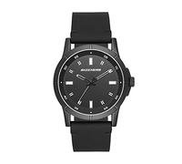 Skechers Men's Robertson Quartz Watch with Leather Strap, Black, 24 (Model: SR5178)