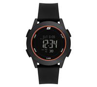 Skechers Men's Rosencrans Digital Chronograph Watch, Color: Black/Orange (Model: SR5187)