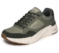 Skechers Men's Rovino Lite - Cool Two the Core Lace Up, Olive, 6.5