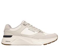 Skechers Men's Rovino Lite - Cool Two The Core Sneaker in Off White, Size 10.5 | Synthetic/Leather/Textile