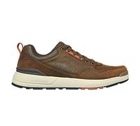 Skechers Men's Rozier Mancer Sneaker, Dark Brown Leather, 11 UK