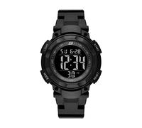 Skechers Men's Ruhland Digital Chronograph Watch, Color: Blackout (Model: SR1146), Black