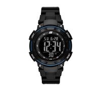 Skechers Men's Ruhland Quartz Plastic and PU Casual Watch Color: Black, 27(Model: SR1117)