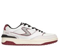 Skechers Men's S-1992 - Flector Sneaker in White/Red, Size 8 | Leather/Synthetic/Textile