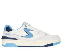Skechers Men's S-1992 Sneaker in Natural/Light Blue, Size 11 | Leather/Textile/Synthetic