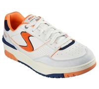 Skechers Men's S-1992 Sneaker in Natural/Orange, Size 7.5 | Leather/Textile/Synthetic