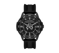 Skechers Men's San Vicente Three Hand Date Black Silicone Watch (SR5208), Black