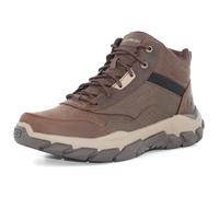 Skechers Men's Santoro Hopkins Hiking Boot, Cocoa Leather/Synthetic/Mesh, 11 UK
