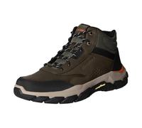 Skechers Men's Santoro Hopkins Hiking Boot, Olive Leather/Synthetic/Mesh, 10 UK