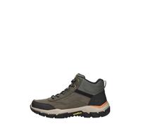 Skechers Men's Santoro Hopkins Hiking Boot, Olive Leather/Synthetic/Mesh, 11 UK