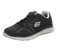 Skechers Men's Satisfaction Flash Point Sneakers, black, 7 UK (41 EU)