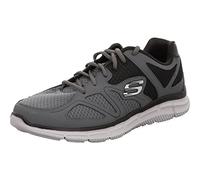 Skechers Men's Satisfaction Flash Point Sneakers, GREY, 8 UK (42 EU)