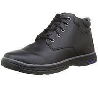 Skechers Men's Segment 2.0 Brogden Chukka Boot, Black Leather, 12 UK