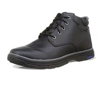 Skechers Men's Segment 2.0 Brogden Chukka Boot, Black Leather, 8.5 UK