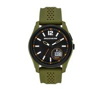 Skechers Men's Sellas Analog-Digital Green Silicone Watch (Model: SR5270)
