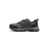 Skechers Mens Selmen Cormack Sneaker, Charcoal Leather W Synthetic Mesh, 9 UK