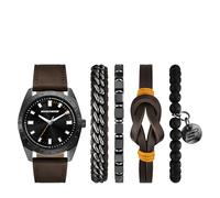 Skechers Men's Sets Analog Brown Polyurethane Watch (Model: SR9140)