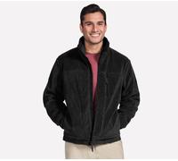 Skechers Men's Sherpa Jacket in Black, Size Medium | Polyester