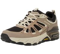 Skechers Men's Max Protect Sherwood Ridge Sneaker, Taupe Leather/Synthetic/Black Trim, 8.5 UK