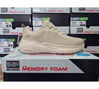 SKECHERS MENS SHOES BEIGE WALKING MEMORY FOAM GYM SKETCHERS TRAINERS UK 8 9 10