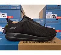 SKECHERS MENS SHOES BLACK EXTRA WIDE FIT WALK MEMORY FOAM TRAINERS UK 8 8.5