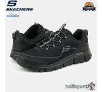 Skechers Men's Summits at Triple Bridges Sneaker, Black Textile/Synthetic/Trim, 9.5 UK