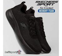 Skechers Trainers Dynamight 2.0 Rayhill - Textile/Synthetic, Vegan, Machine Washable - Black UK 8