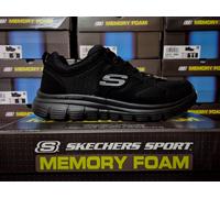 SKECHERS MENS SHOES BLACK WALKING MEMORY FOAM GYM SOFT WALK SKETCHERS TRAINERS