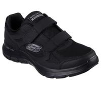 Skechers 232578 Flex GURN Black Mens Trainers 9.5