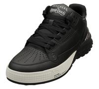 Skechers Men's Sizzle Buckets Og Sneaker, Black Leather/Bandana Print Mesh, 7.5 UK