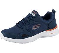 Skechers Men's Skech-air Dynamight Venturik Sneaker,Nvy Synthetc/Textile /Orange Trim,11 UK