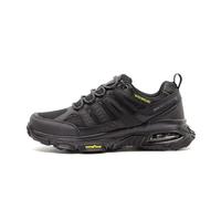 Skechers Men's Skech-Air Envoy Sneaker in Black, Size 8 | Leather/Synthetic/Textile