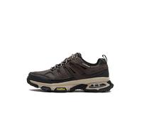 Skechers Men's Skech-AIR Envoy Bulldozer Sneaker, Brown Leather/Pu/Mesh/Black Trim, 7 UK