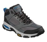 Skechers Men's 237215 Char Sneaker, Charcoal Leather/Mesh/Trim, 7 UK