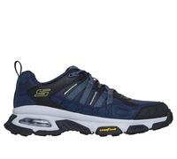 Skechers Men's Skech-Air Envoy - Buyers Peak Sneaker in Navy Blue/Black, Size 6.5 | Leather/Textile/Synthetic