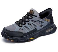Skechers Men's Skech-air Envoy Emissary Slip Trainers, Grey Black, 9.5 Wide