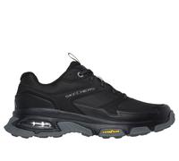 Skechers Men's Skech-Air Envoy - Sleek Envoy Sneaker in Black, Size 7 | Leather/Synthetic/Textile