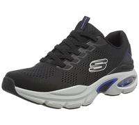 Skechers Men's Skech-AIR Ventura Trainers, Black Mesh/Synthetic/Blue Trim, 5.5 UK