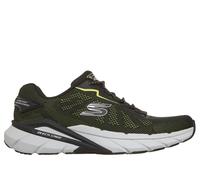 Skechers Men's Skech Cage - Kariv Sneaker in Black/Lime, Size 11 | Textile/Synthetic, Vegan, Machine Washable