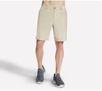 Skechers Men's SKECH-KNITS Premium Everywhere 9 Inch Short in Natural, Size 32 | Polyester