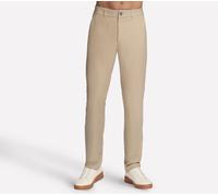 Skechers Men's SKECH-KNITS Premium Everywhere Pant in Natural/Brown, Size 36 | Polyester