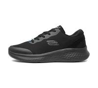 Skechers Men's 232591 BBK Trainers, Black Mesh/Duraleather/Trim, 11 UK