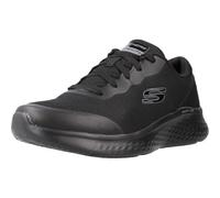 Skechers Men's Skech-Lite Pro Clear Rush, Black, 9 UK | Casual, Air-Cooled Memory Foam, Machine Washable, Vegan, Lightweight