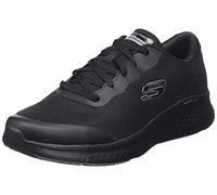 Skechers Men's Skech-Lite Pro Clear Rush Sneaker, Black Mesh/Duraleather/Trim, 6.5 UK