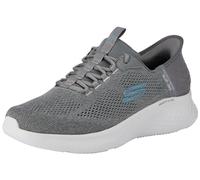 Skechers Men's Skech-lite Pro Trainers, Charcoal Mesh Blue Trim, 11 UK