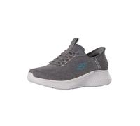 Skechers Men's Skech-lite Pro Trainers, Charcoal Mesh Blue Trim, 12 UK