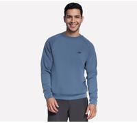 Skechers Men's SKECHCLOUD Elevate Crew Top in Denim, Size Medium | Polyester/Rayon/Rayon