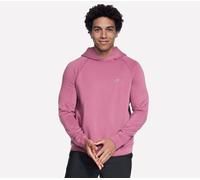 Skechers Men's SKECHCLOUD Elevate Hoodie in Burgundy, Size Medium | Polyester/Rayon/Rayon