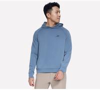 Skechers Men's SKECHCLOUD Elevate Hoodie in Denim, Size 2XL | Polyester/Rayon/Rayon