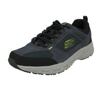 Skechers Mens Skechers Lace up Trainer Oak Canyon 51893 - Navy/Lime - UK 7